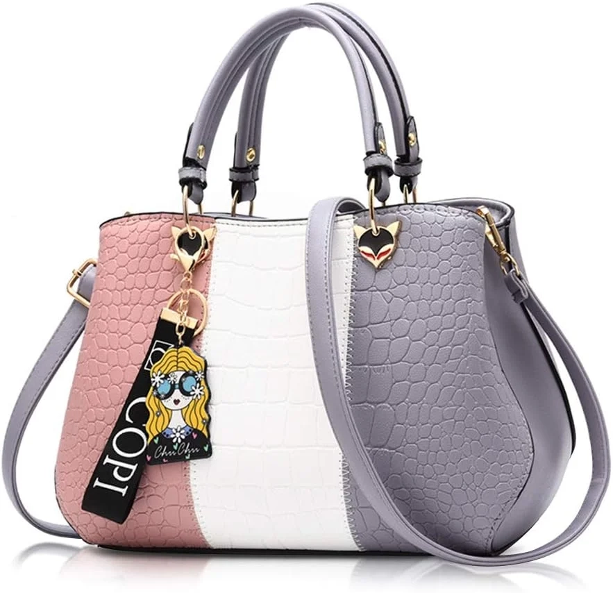 NICOLE & DORIS Fashion Women Handbags Tote Bag for Ladies Shoulder Bag Crossbody Bag Messenger Bag PU Leather Classic Design