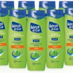 Wash & Go Sport 2 in 1 Shampoo & Conditioner, Men's Hair Shampoo, For All Hair Types, Bulk Pack x 9 bottles