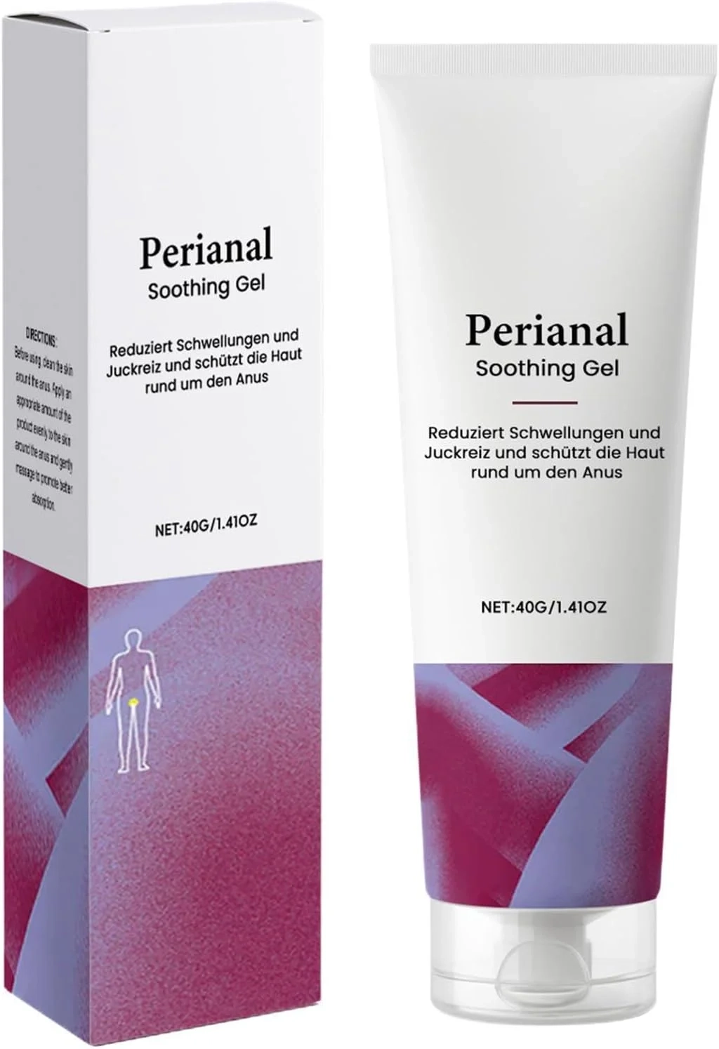 Perianal Care Gel - 40g Nourishing Natural Formula, Gentle Skin Gel for Women Comfort, Fast-Absorbing Solution with Soothing Relief, Bathroom Use, Family for Travel and Dorm