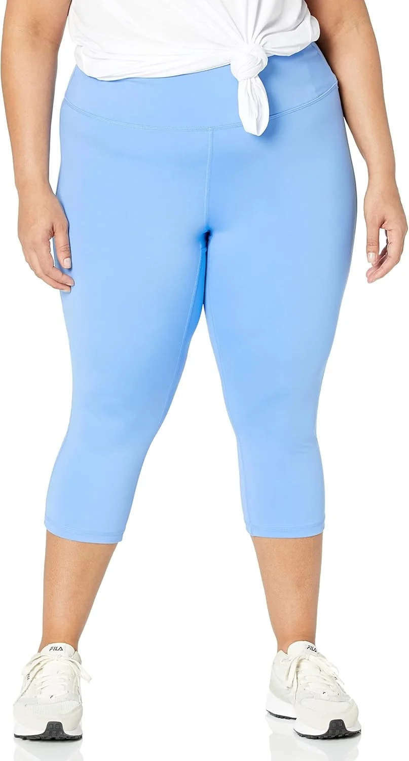 Amazon Essentials Women's Active Sculpt Workout Athleisure High Rise Capri Leggings (Available in Plus Size)