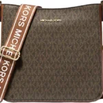 Michael Kors Jet Set Travel Small Signature Logo Crossbody Messenger Bag Brown