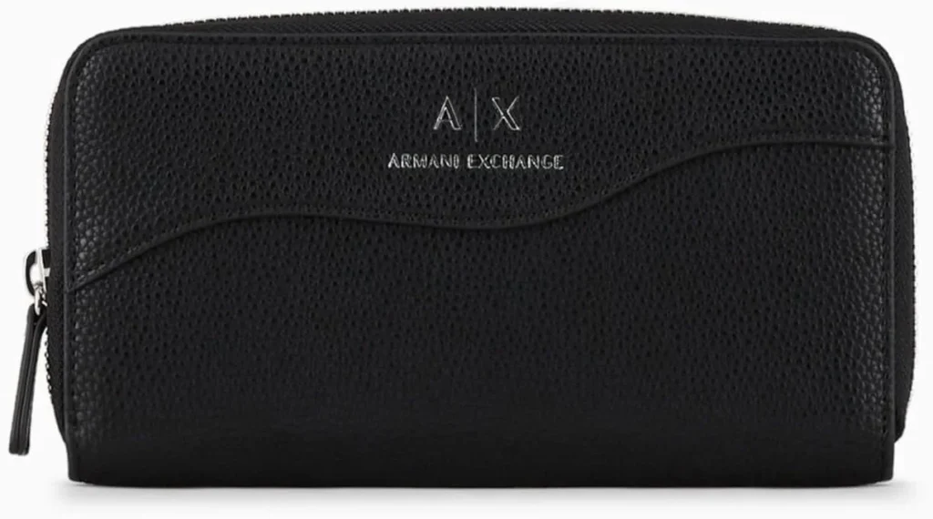 Armani Exchange Women's Wallet Zip Around Bi-fold