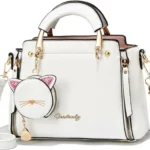 NICOLE & DORIS Women Handbag Crossbody Bag Girls Shoulder Bags Small PU Leathe Top Handle Bags Messenger Bags with Cute Coin Purse