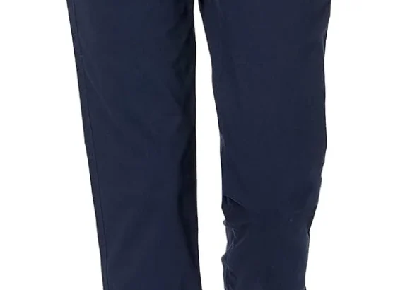 Amazon Essentials Women's Mid-Rise Slim-Fit Stretchy Cropped Tapered Leg Khaki Trousers (Available in Plus Size)