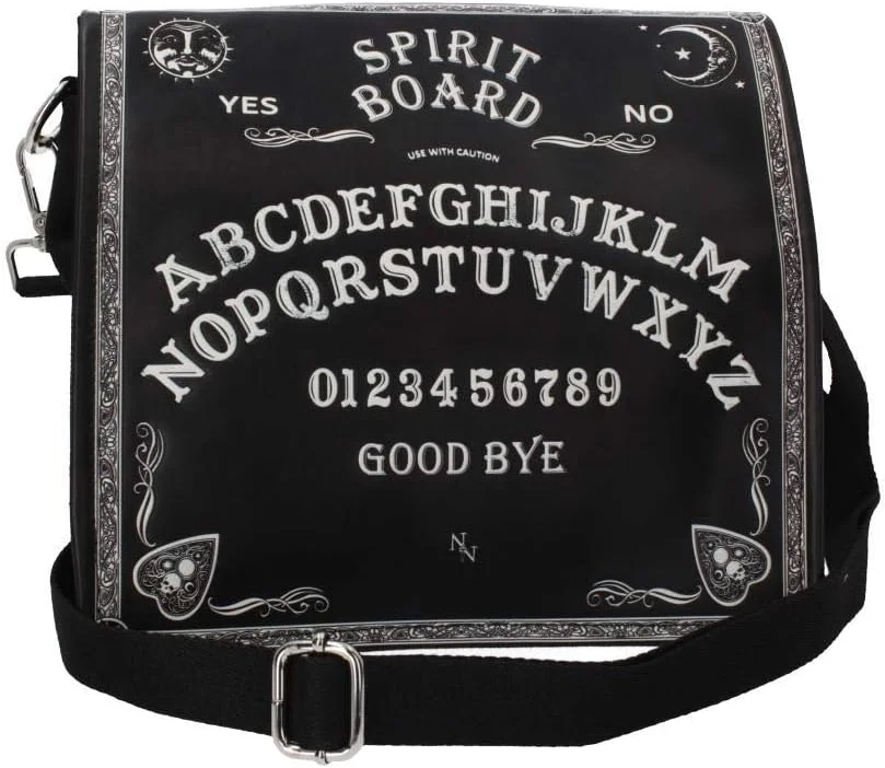 Nemesis Now Spirit Board Unisex Umhngetasche schwarz/wei Gothic