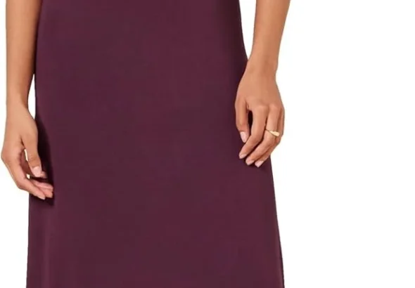 Amazon Essentials Women's Jersey Short Sleeve T-Shirt Maxi Dress