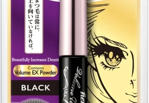 HEROINE MAKE by KISSME Volume UP Mascara Super Waterproof WP 01 Black | with Ultra Volumizing for Even Long-Lasting and Curl Eyelash for Women