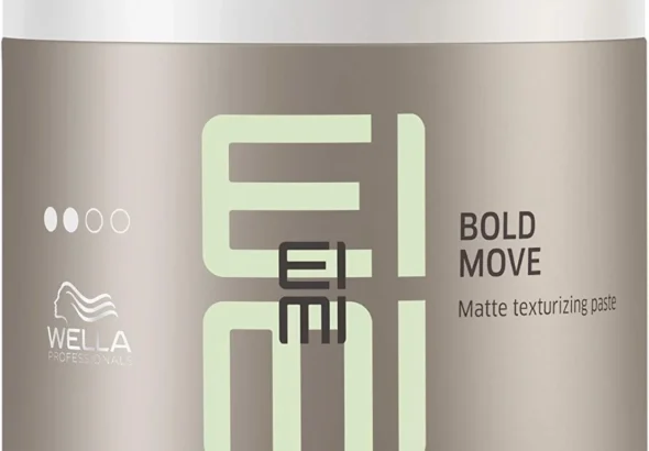 Wella Professionals EIMI Bold Move Matte Texturising Hairstyling Paste, Natural Hold Hold Level 2, 150ml
