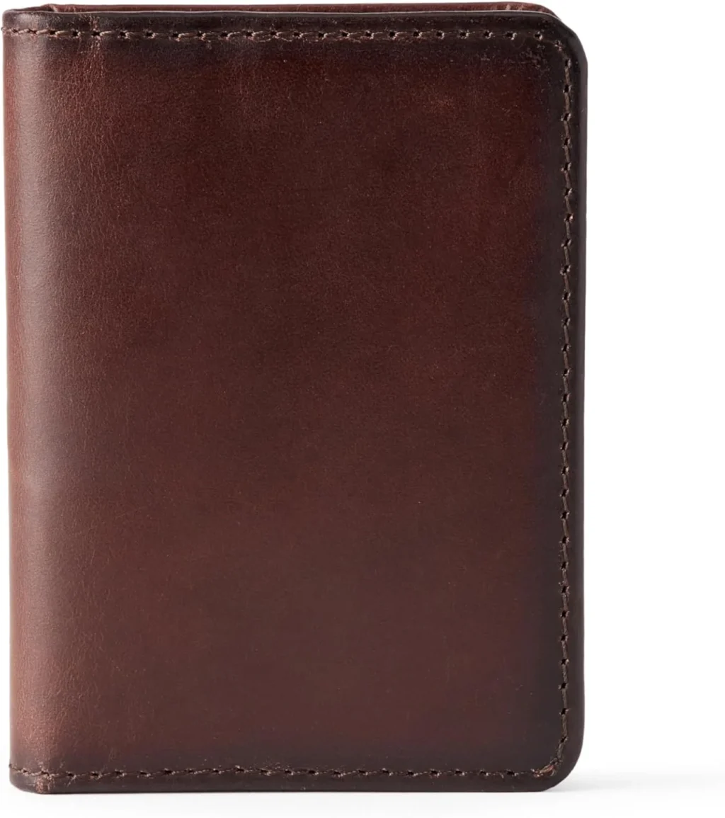 Amazon Essentials Men's Leather Casual Card Case Bifold Wallet