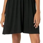 Amazon Essentials Women's Casual Surplice Dress for Beach and Wedding Guest Wear (Available in Plus Size)