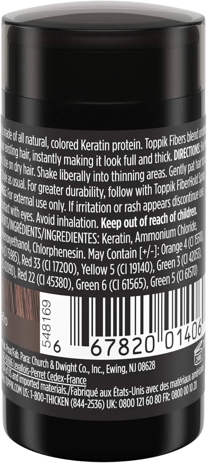Toppik, Hair Building Fibres Powder for a Thicker-looking Hairline 4