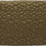 Puffy Quilted Makeup Bag, Cosmetic Bag, Travel Toiletry Organizer Pouch, Clutch for Wom, Brown Flower, 10 x 2.2 x 6.5 inches, Puffy Quilted Makeup Bag
