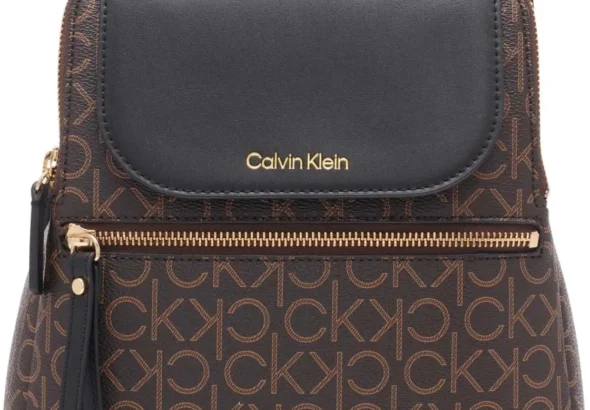Calvin Klein Women's Reyna Signature Key Item Flap Backpack Reyna Signature Key Item Flap Backpack (pack of 1)