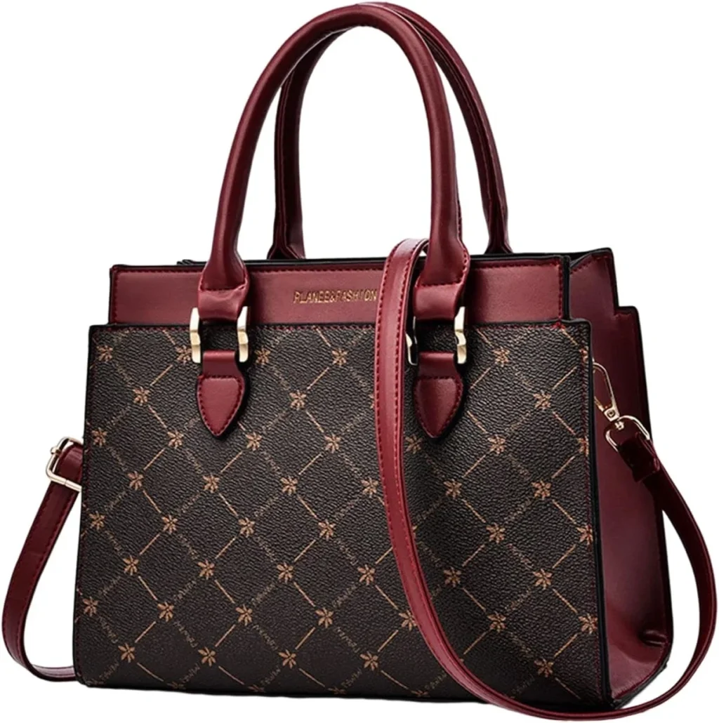 NICOLE & DORIS Women's Designer Top Handle, Crossbody, Clutch, Shoulder, Tote, Work Bag - PU Leather Daily Use