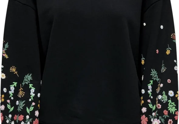 ONLY Women's Onlbrooke L/S O-neck Flower Swt Noos Onlbrooke L/S O-Neck Flower Swt Noos (pack of 1)