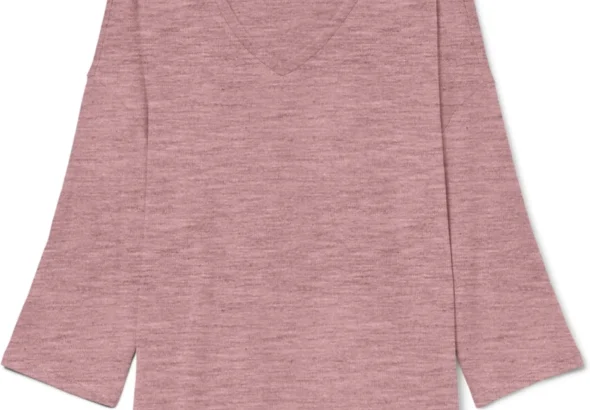 VERO MODA Women's Vmbrianna 3/4 V-Neck Blouse Boo Vmbrianna 3/4 V-Neck Blouse Boo (Pack of 1)