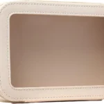 Travel Makeup Set Waterproof Transparent Cosmetic Bag and Toiletry Bag Makeup Brush case with Zipper Car Essentials for Women, Beige, Small-1, Clear Makeup Bag for Women