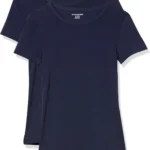Amazon Essentials Women's Slim-Fit Short-Sleeve Crewneck T-Shirt, Pack of 2