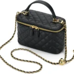 GAYI URBAN Mini Quilted Box Crossbody Bags for Women, Small Square Designer Clutch Purses with Adjustable Chain Strap