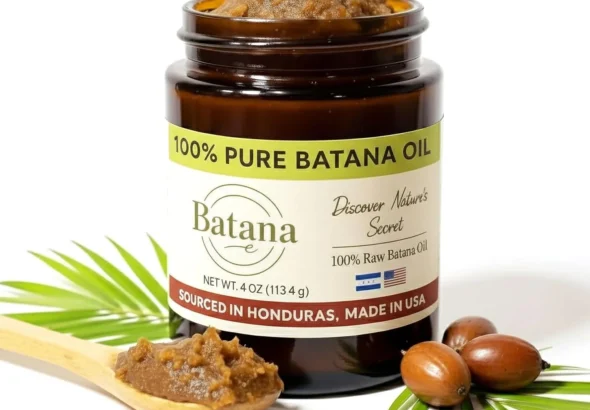 Authentic Organic BATTANA Oil for Hair Growth, 100% Pure Hondura Bacana Oil, Unrefined Batana Oil for Men and Women - T