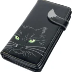 Nemesis Now Lucky Cat Purse 19cm Black, PU