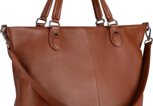 befen Soft Genuine Leather Tote Bag for Women, Womens Leather Purses Handbags Shoulder Bags with Top Handles Satchel Purse