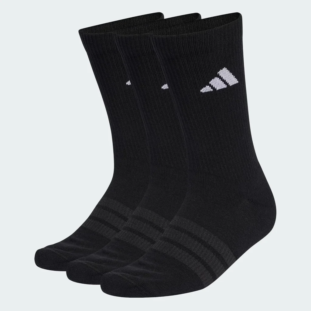 adidas CUSHIONED SPORTSWEAR CREW SOCKS 3 PAIR PACK