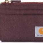 Carhartt Womens Wallet, Rugged Leather and Canvas for Women, Available in Multiple Styles & Colors Wallet, Nylon Duck Zippered