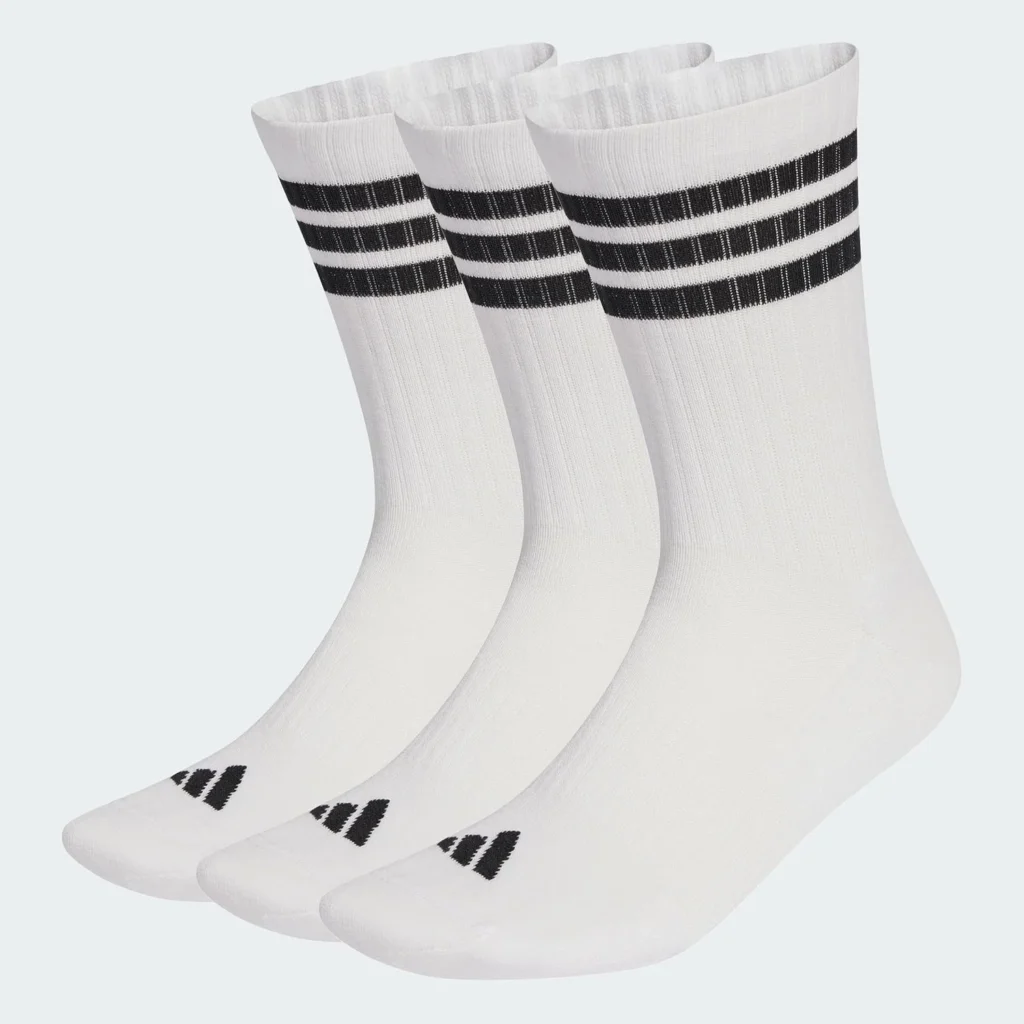 adidas 3-Stripes Cushioned Crew Socks 3 Pair Pack