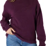 Amazon Essentials Women's Relaxed-Fit Cotton Blend Turtleneck Pullover Jumper