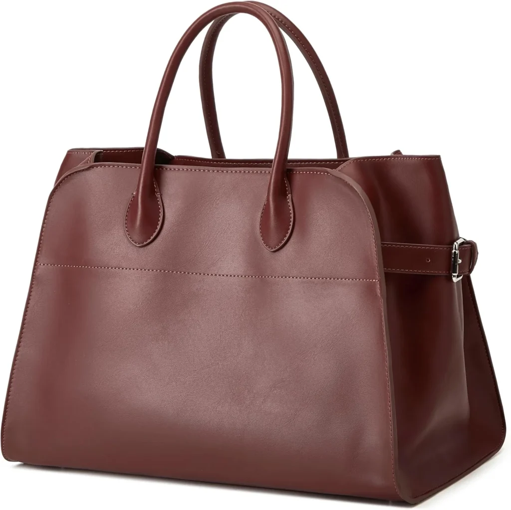 Leather Tote Bags for Women Large Tote Bag Retro Top-handle Bag Trendy Work Bag PU Leather Purse 2025