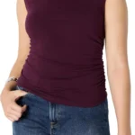 Amazon Essentials Women's Slim-Fit Sleeveless High-Neck Top
