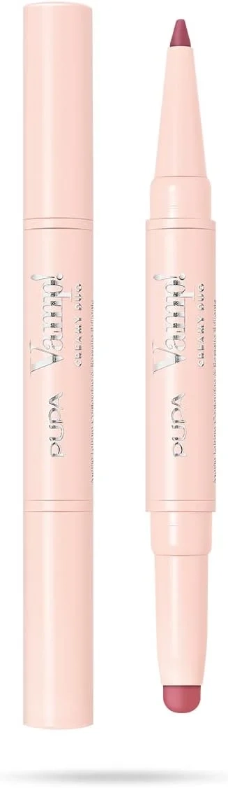 Pupa Milano Vamp! Creamy Duo - 008 Vintage Rose For Women 0.035 oz Makeup