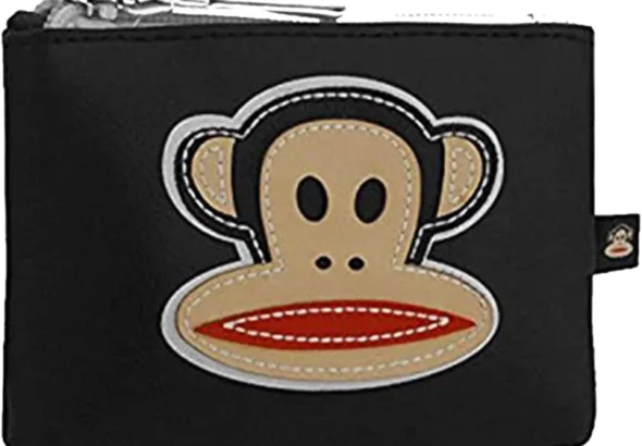 Paul Frank - Julius The Monkey Faux Leather Purse Black