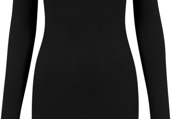 Urban Classics Women's Ladies Rib Dress Dress (Pack of 1)
