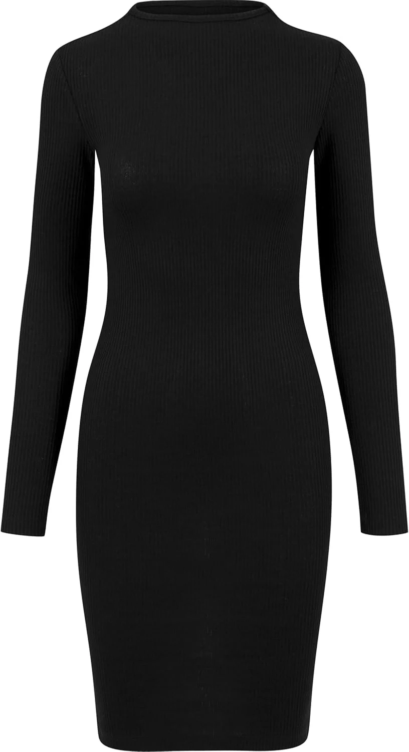 Urban Classics Women's Ladies Rib Dress Dress (Pack of 1)