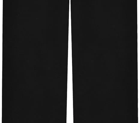 WearAll Ladies Palazzo Wide Leg Flared Elasticated Stretch Plus Size Plain Trousers