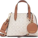 Calvin Klein Women's Millie 2 in 1 Triple Compartment Mini Satchel Crossbody