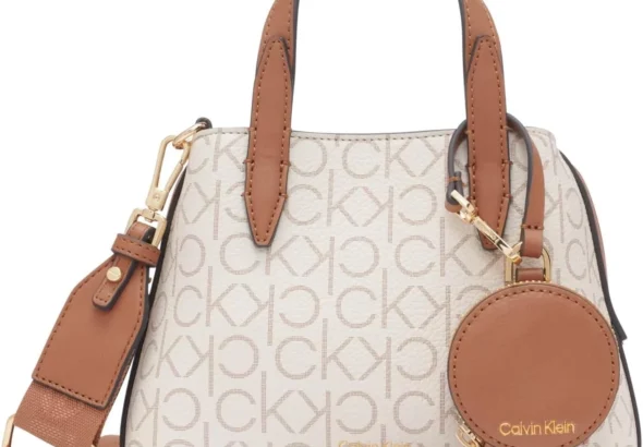 Calvin Klein Women's Millie 2 in 1 Triple Compartment Mini Satchel Crossbody