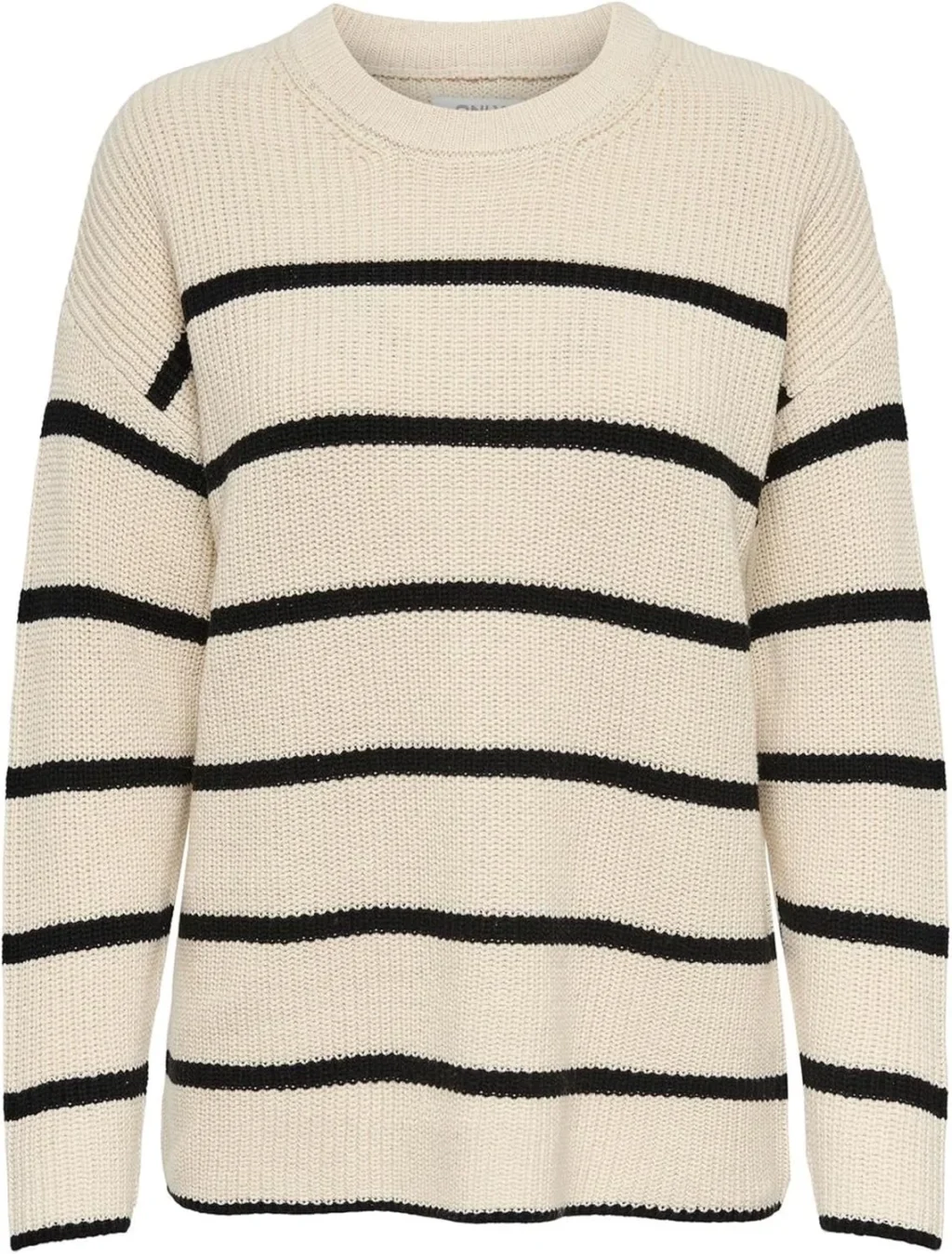 ONLY Women's Onlpernille Ls Stripe O-Neck KNT Noos Knitted Jumper