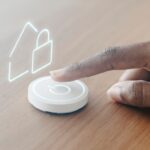 Smart home essentials guide 2026 - modern living room with smart speaker, smart plugs, smart lights, and voice-controlled home automation setup