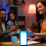 Best smart lights 2026 - color changing smart bulbs and LED light strips in a modern living room with voice control
