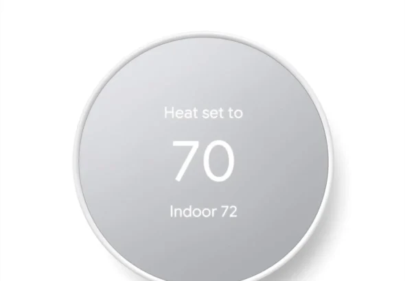 Google Nest Thermostat - Smart Thermostat for Home - Programmable Wifi Thermostat - Snow