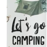 Camping Plastic Bag Holder, Tent Rv Bonfire Wall Mount Trash Bag Holder | Large Reusable Grocery Bags Organizer Storage Dispenser for Camp Kitchen Pantry, Camping Gifts for Women Men Camper