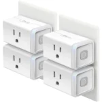 Kasa Smart Plug HS103P4, Smart Home Wi-Fi Outlet Works with Alexa, Echo, Google Home, No Hub Required, 15 Amp, UL Certified, 4-Pack, White