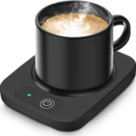 Coffee Mug Warmer, Smart Candle Warmer, Electric Cup Warmer with Aluminum Metal Panel for Office, Desk Accessories, Electric Beverage Warmer for Cocoa, Milk, Coffee Gifts for Dad