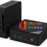Mini PC, 1 Year Office 365, Intel Pentium Gold 6500Y (up to 3.4GHz), 16GB RAM 256GB SSD, Windows 11 Desktop Computers for Home Office Business Students, Triple 4K Display via USB-C/HDMI/DP, WiFi, BT