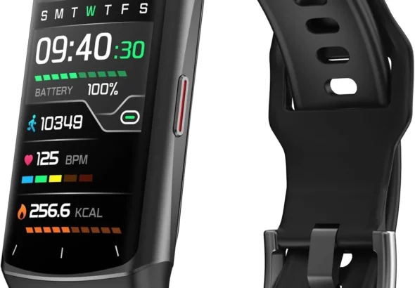 Smart Watch Fitness Tracker with 24/7 Heart Rate, Blood Oxygen Blood Pressure Monitor Sleep Tracker 120 Sports Modes Activity Trackers Step Calorie Counter IP68 Waterproof for Andriod iPhone Women Men
