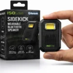 ISOtunes Sidekick Wearable Bluetooth Speaker - Mini Clip On Bluetooth Speaker, Rugged IP67 Waterproof, Dustproof, and Drop Tested Wireless Bluetooth Work Speaker
