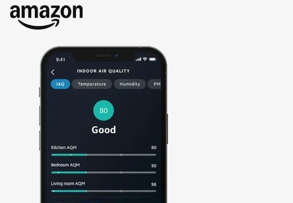 Amazon Smart Air Quality Monitor  Know your air, Works with Alexa